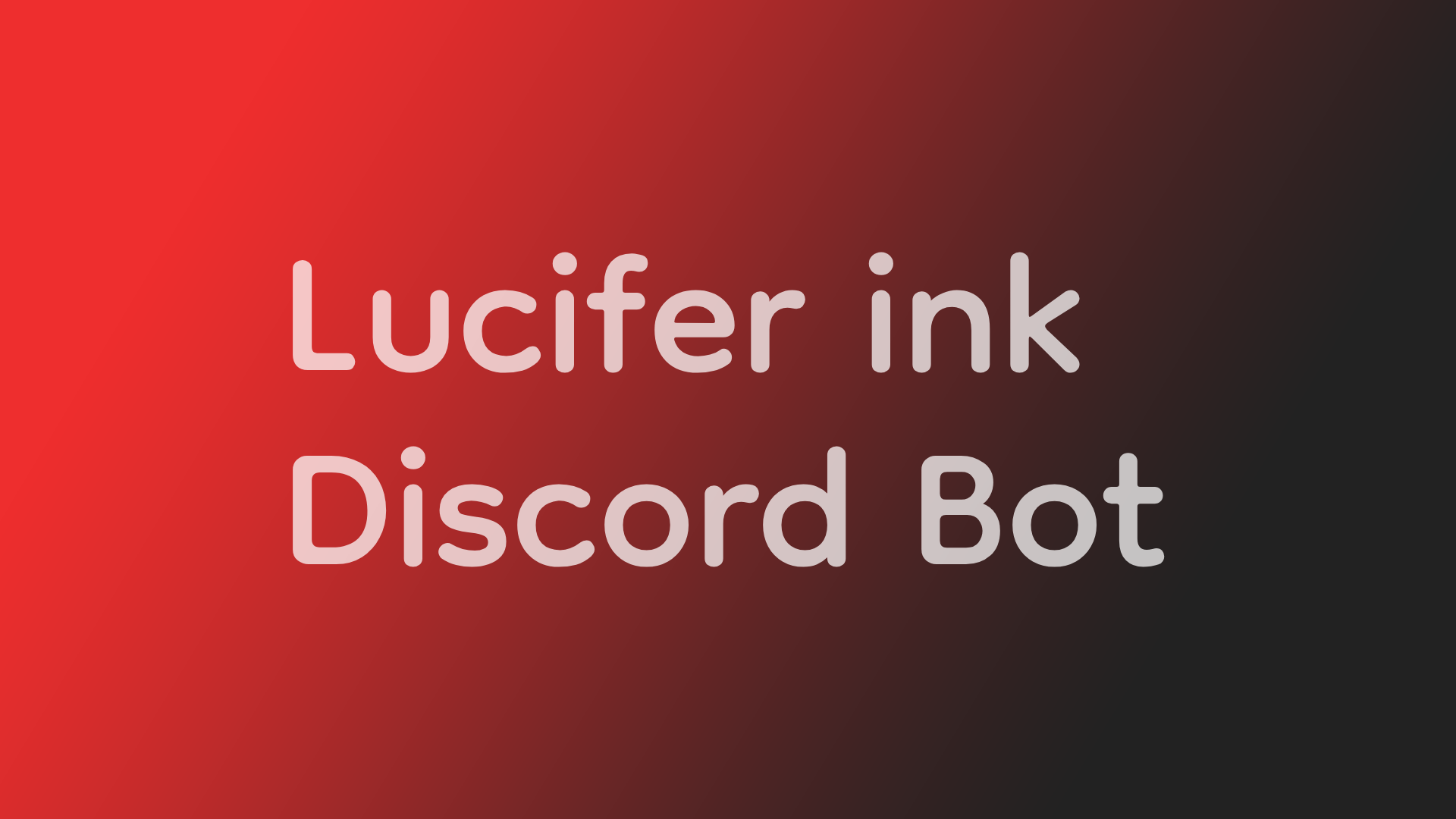 Lucifer Ink Bot